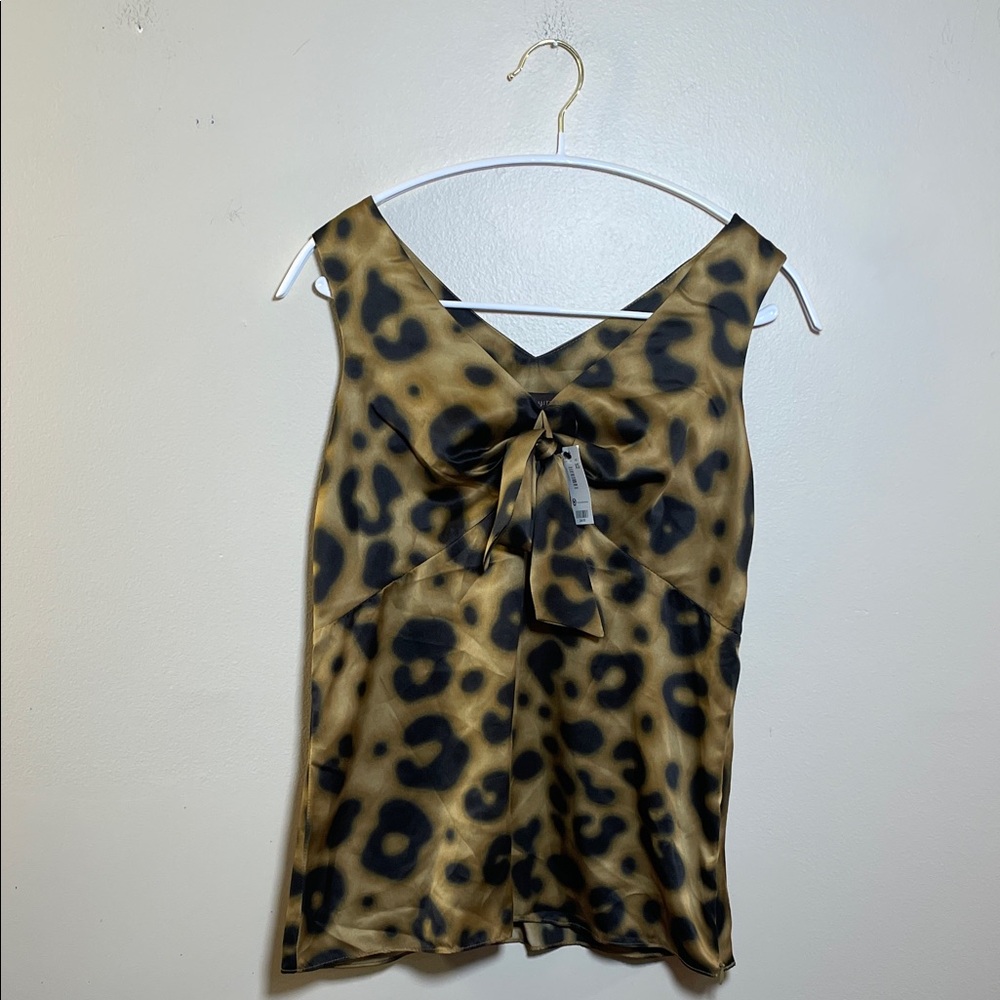 5/$25 BUNDLE The Limited Leopard Print Blouse - Black and Tan